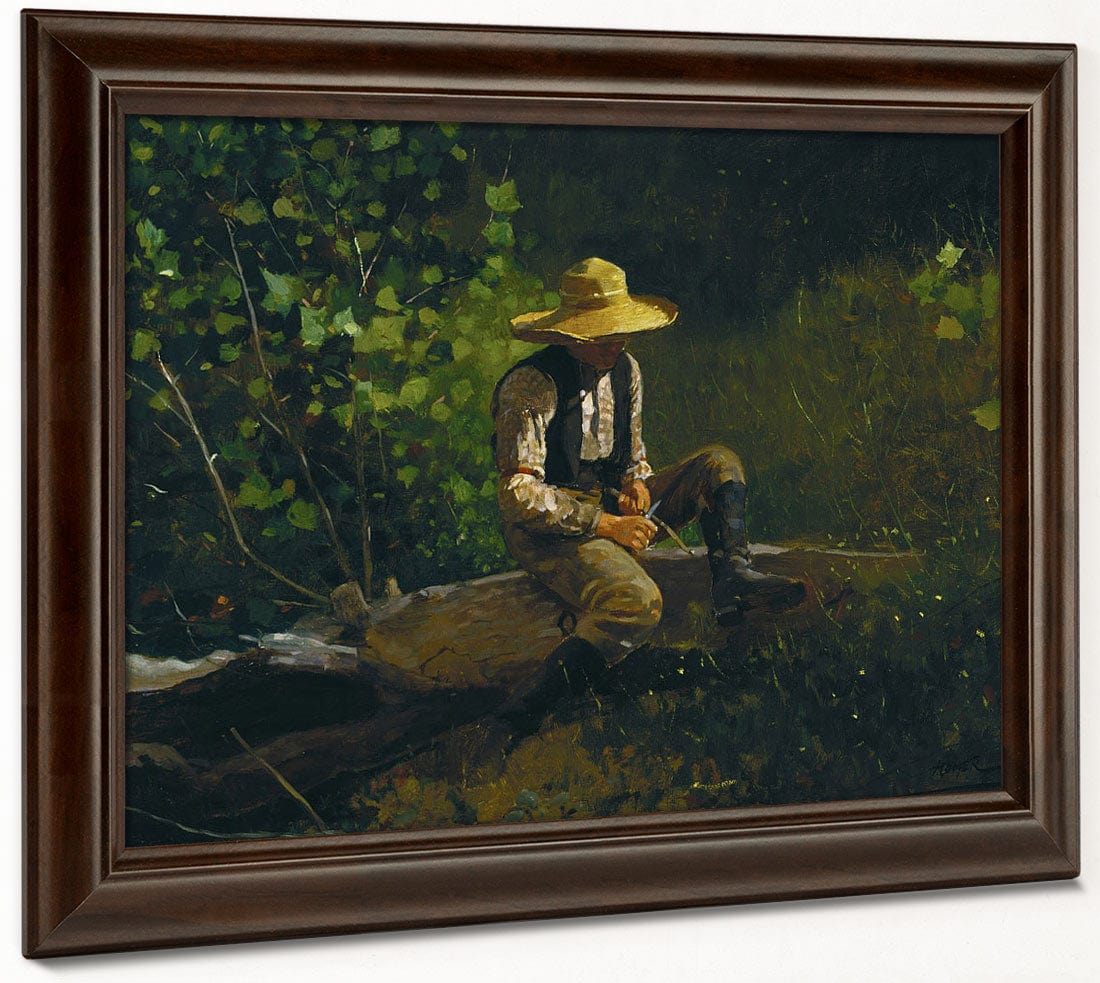 The Whittling Boy By Winslow Homer Fine Art Print 2