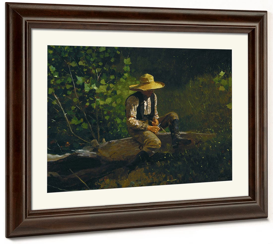 The Whittling Boy By Winslow Homer Fine Art Print 2