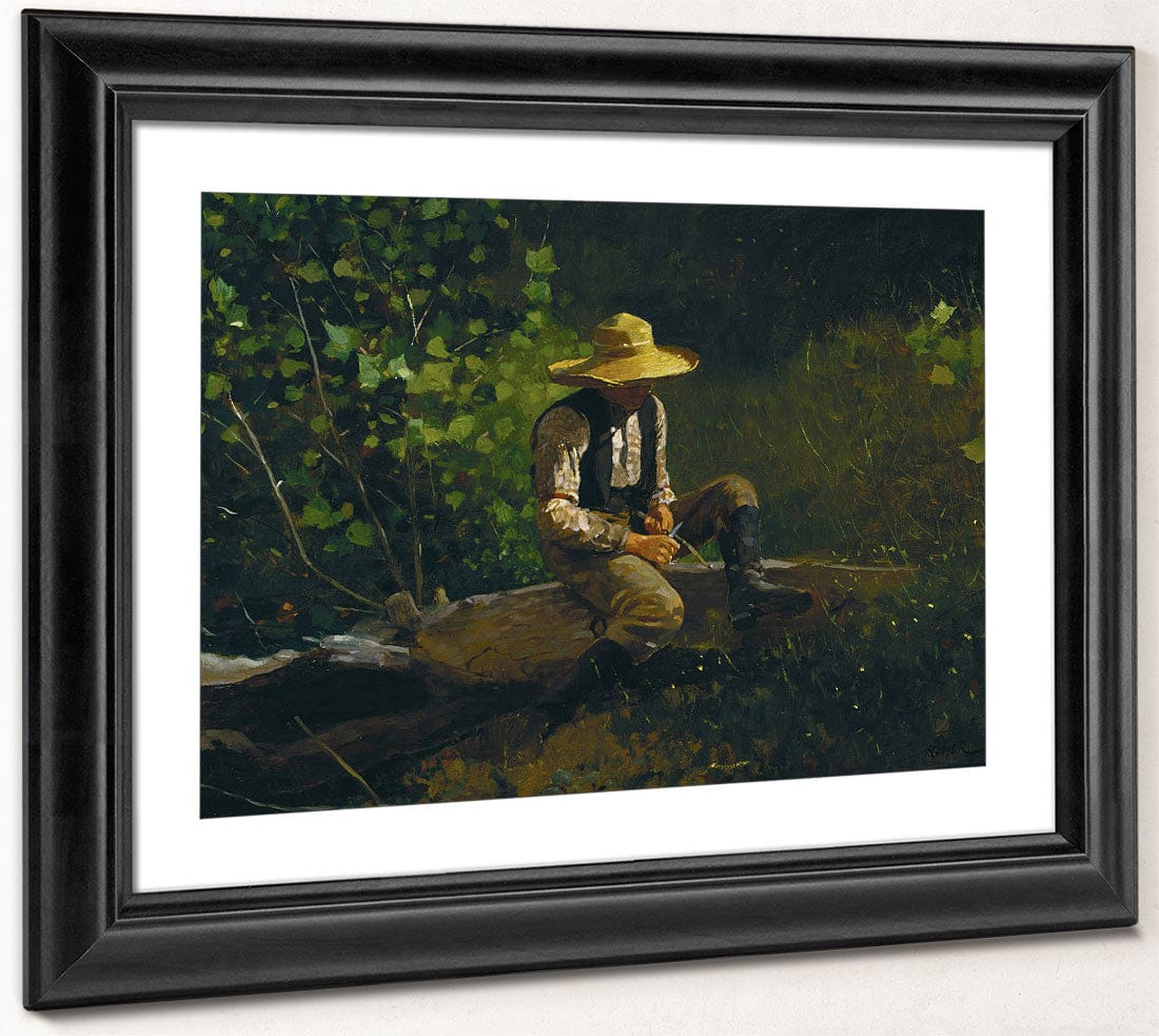 The Whittling Boy By Winslow Homer Fine Art Print 2