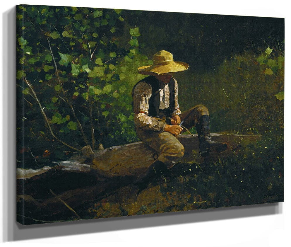 The Whittling Boy By Winslow Homer Fine Art Print 2