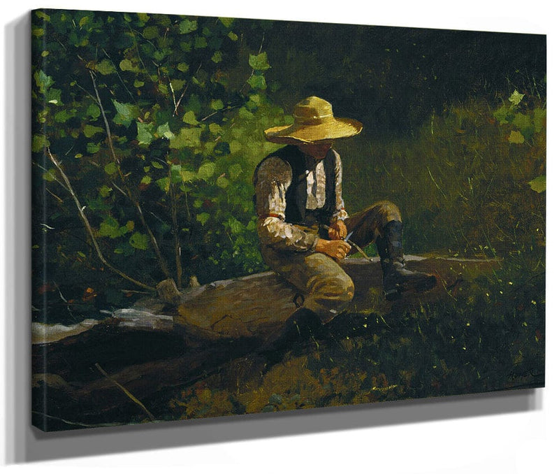 The Whittling Boy By Winslow Homer Fine Art Print 2