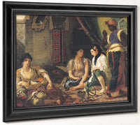 The Women Of Algiers In Their Apartment By Ferdinand Victor Eugene Delacroix Fine Art Print 2