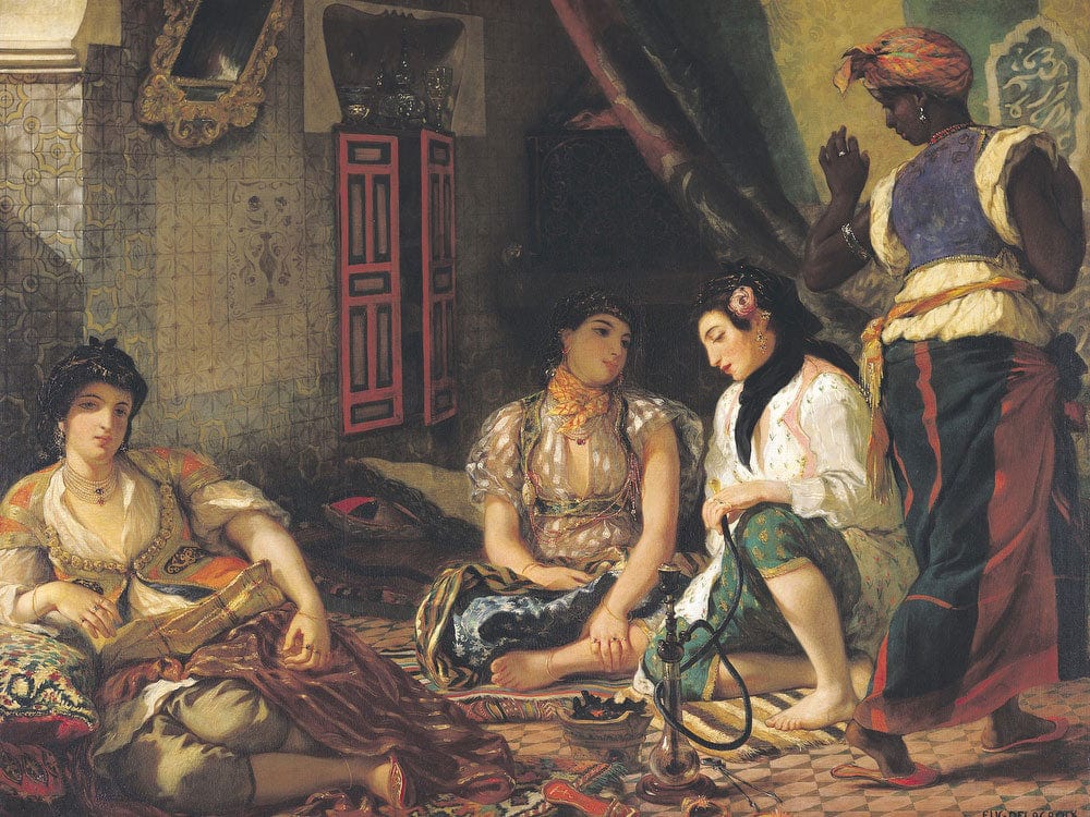 The Women Of Algiers In Their Apartment By Ferdinand Victor Eugene Delacroix Fine Art Print 2