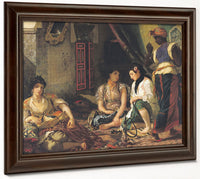 The Women Of Algiers In Their Apartment By Ferdinand Victor Eugene Delacroix Fine Art Print 2