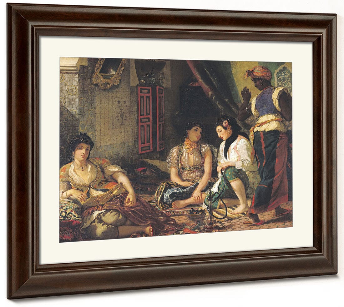 The Women Of Algiers In Their Apartment By Ferdinand Victor Eugene Delacroix Fine Art Print 2