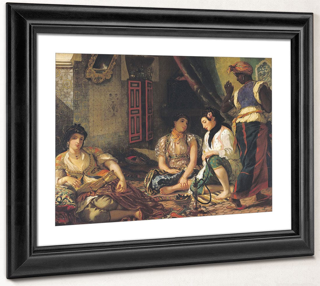 The Women Of Algiers In Their Apartment By Ferdinand Victor Eugene Delacroix Fine Art Print 2