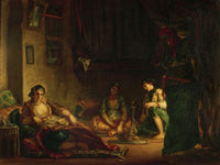 The Women Of Algiers In Their Harem By Ferdinand Victor Eugene Delacroix Fine Art Print 2