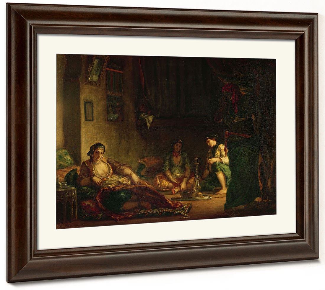 The Women Of Algiers In Their Harem By Ferdinand Victor Eugene Delacroix Fine Art Print 2
