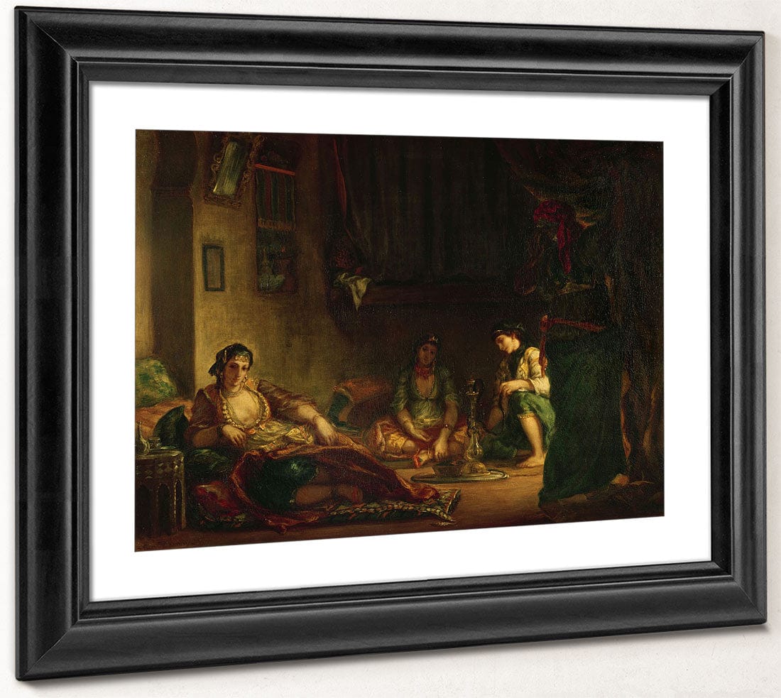 The Women Of Algiers In Their Harem By Ferdinand Victor Eugene Delacroix Fine Art Print 2