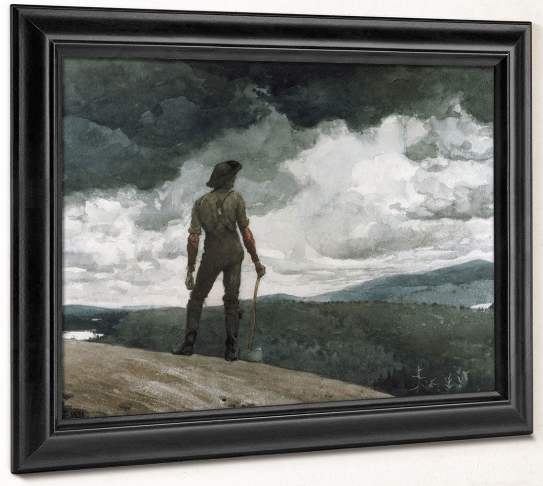 The Woodcutter By Winslow Homer Fine Art Print 2