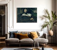 The Wounded Man By Jean Desire Gustave Courbet Fine Art Print 2