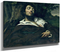 The Wounded Man By Jean Desire Gustave Courbet Fine Art Print 2