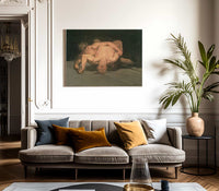 The Wrestlers 1905 By George Luks Fine Art Print 2