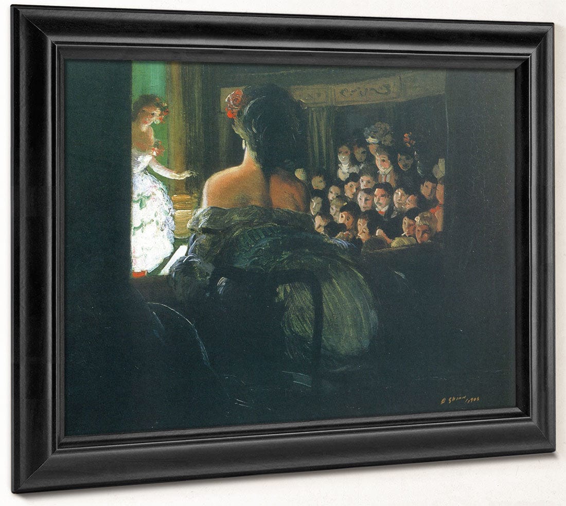 Theatre Box 1906 By Everett Shinn Fine Art Print 2