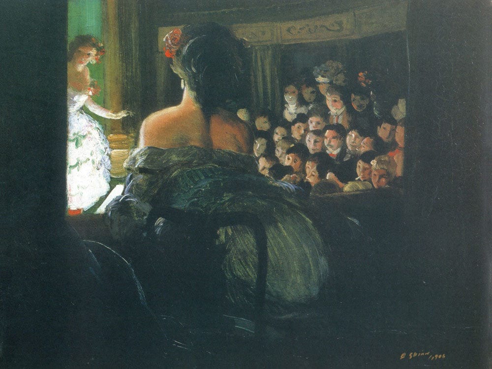 Theatre Box 1906 By Everett Shinn Fine Art Print 2
