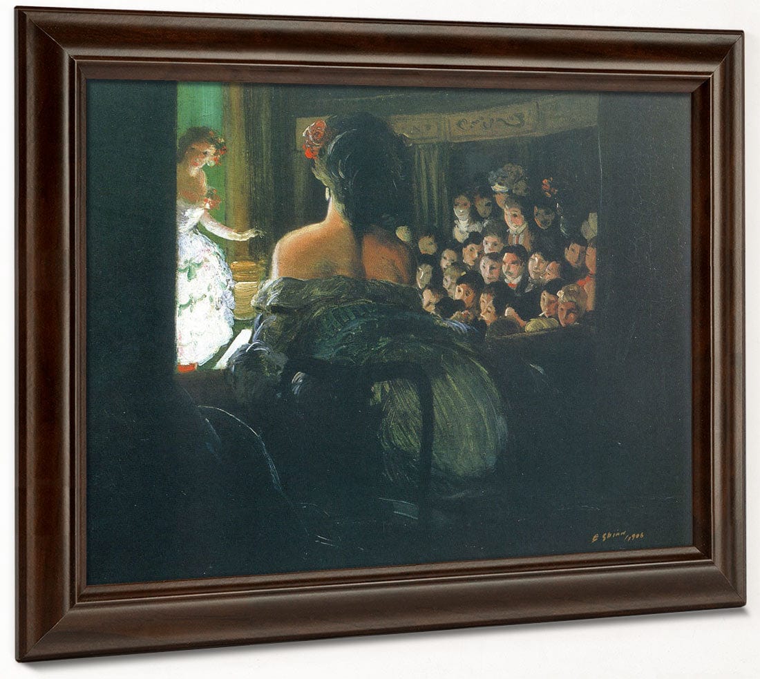 Theatre Box 1906 By Everett Shinn Fine Art Print 2