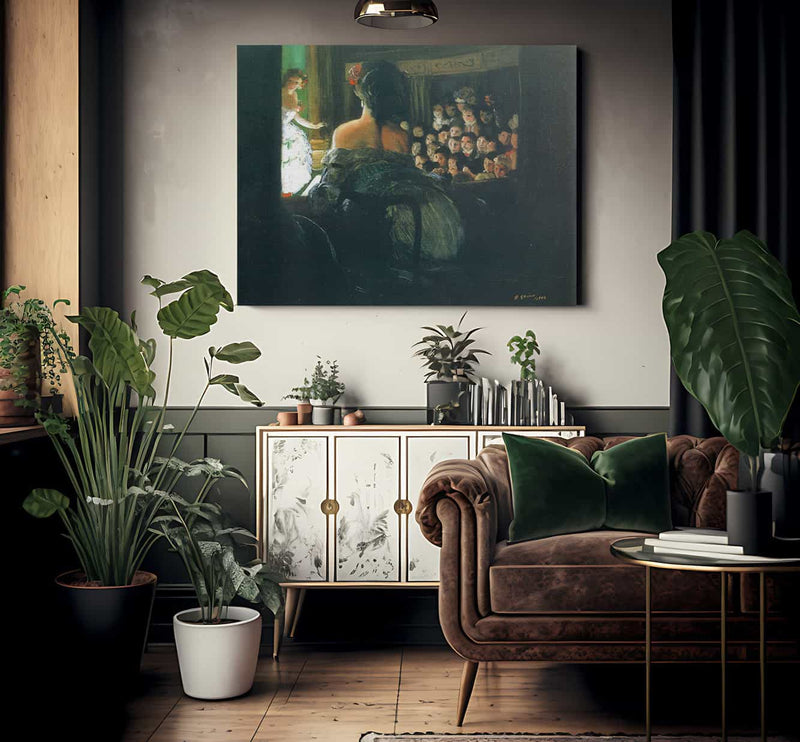 Theatre Box 1906 By Everett Shinn Fine Art Print 2