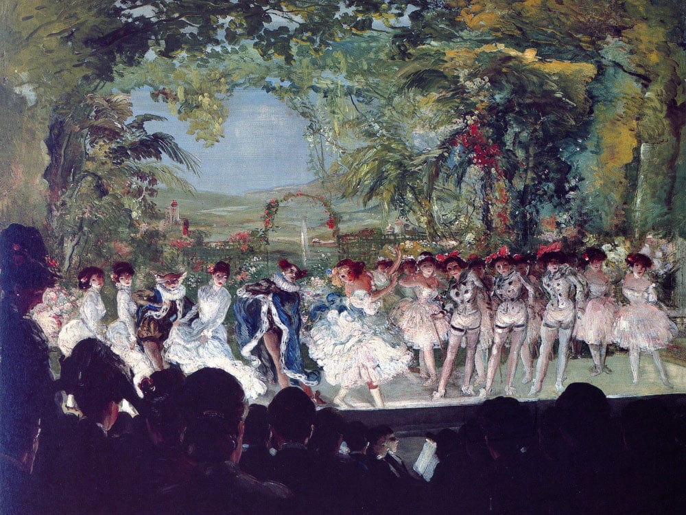Theatre Scene 1906 1907 By Everett Shinn Fine Art Print 2