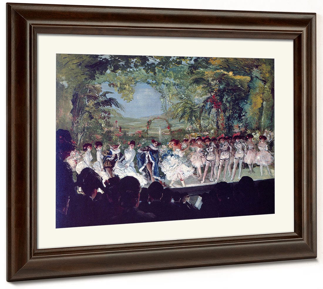 Theatre Scene 1906 1907 By Everett Shinn Fine Art Print 2