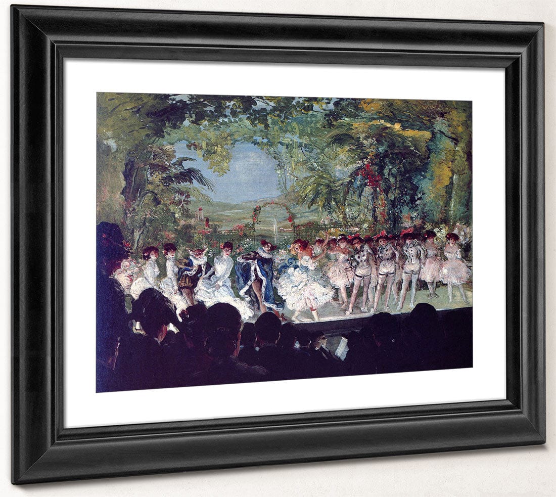 Theatre Scene 1906 1907 By Everett Shinn Fine Art Print 2