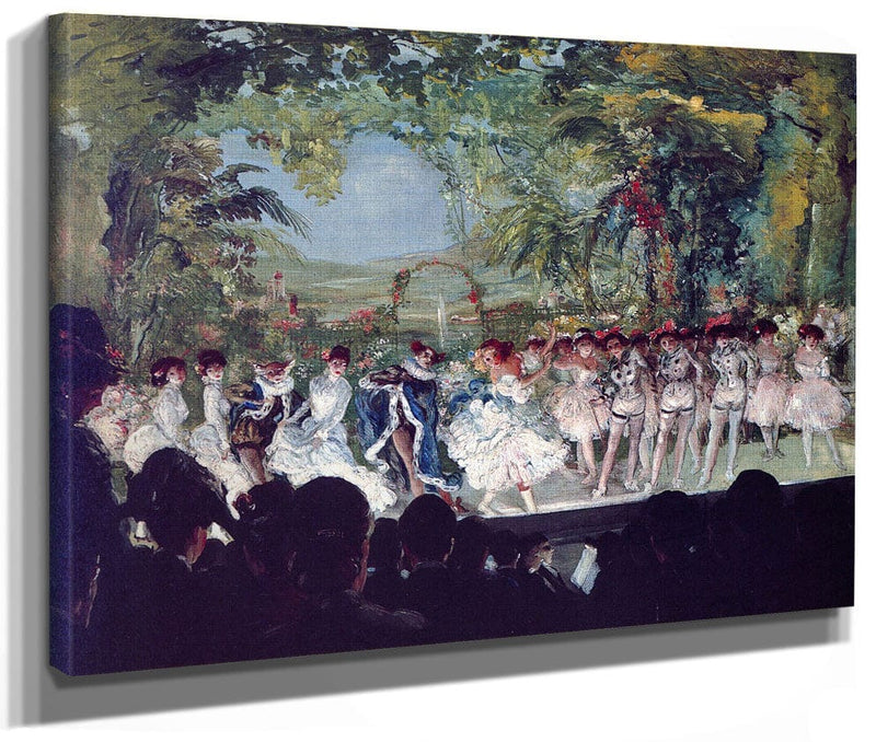 Theatre Scene 1906 1907 By Everett Shinn Fine Art Print 2