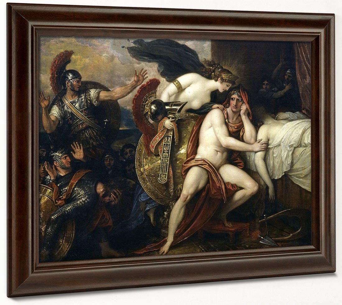 Thetis Bringing Armor To Achilles By Benjamin West Fine Art Print 2