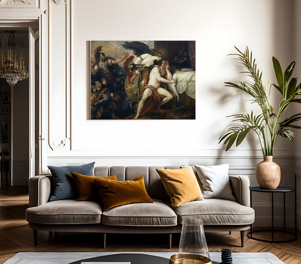 Thetis Bringing Armor To Achilles By Benjamin West Fine Art Print 2