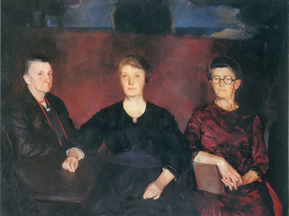 Three By Women By Of By Provincetown By Charles By Hawthorne Fine Art Print 2