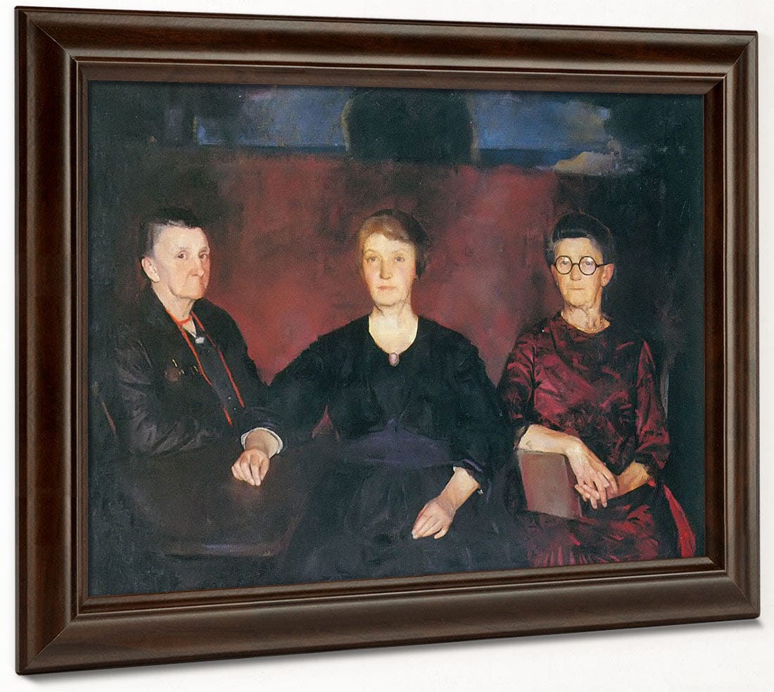 Three By Women By Of By Provincetown By Charles By Hawthorne Fine Art Print 2