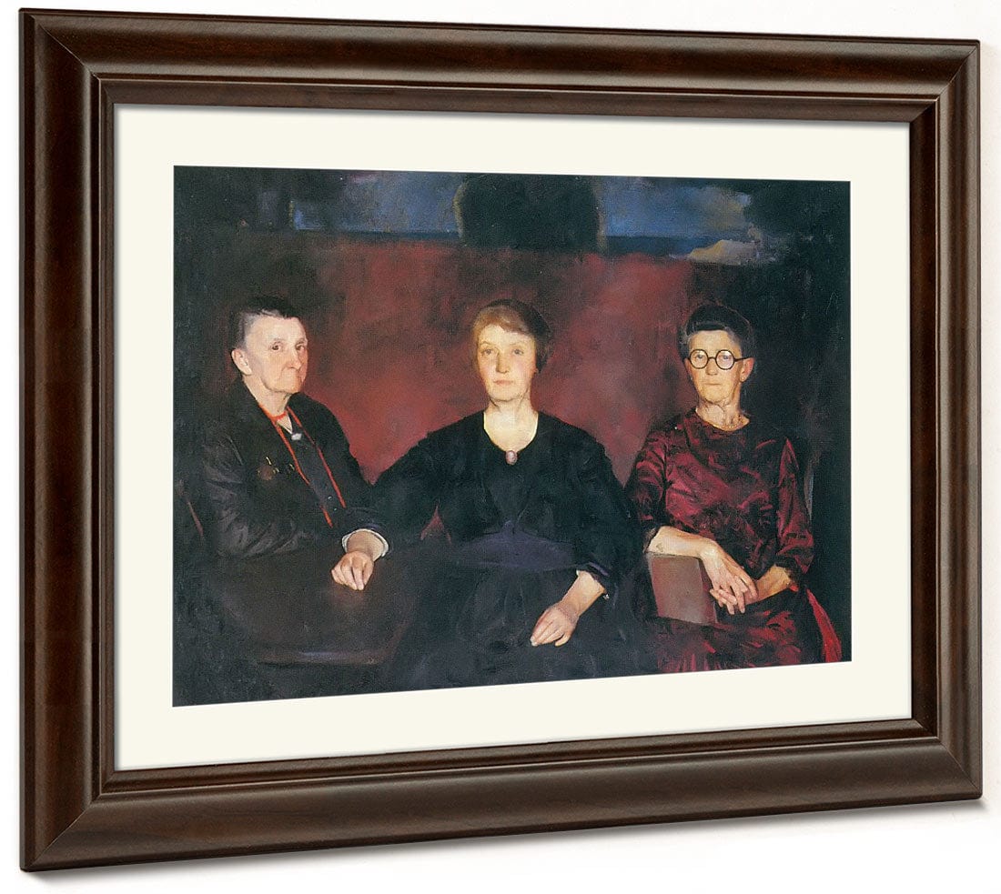 Three By Women By Of By Provincetown By Charles By Hawthorne Fine Art Print 2