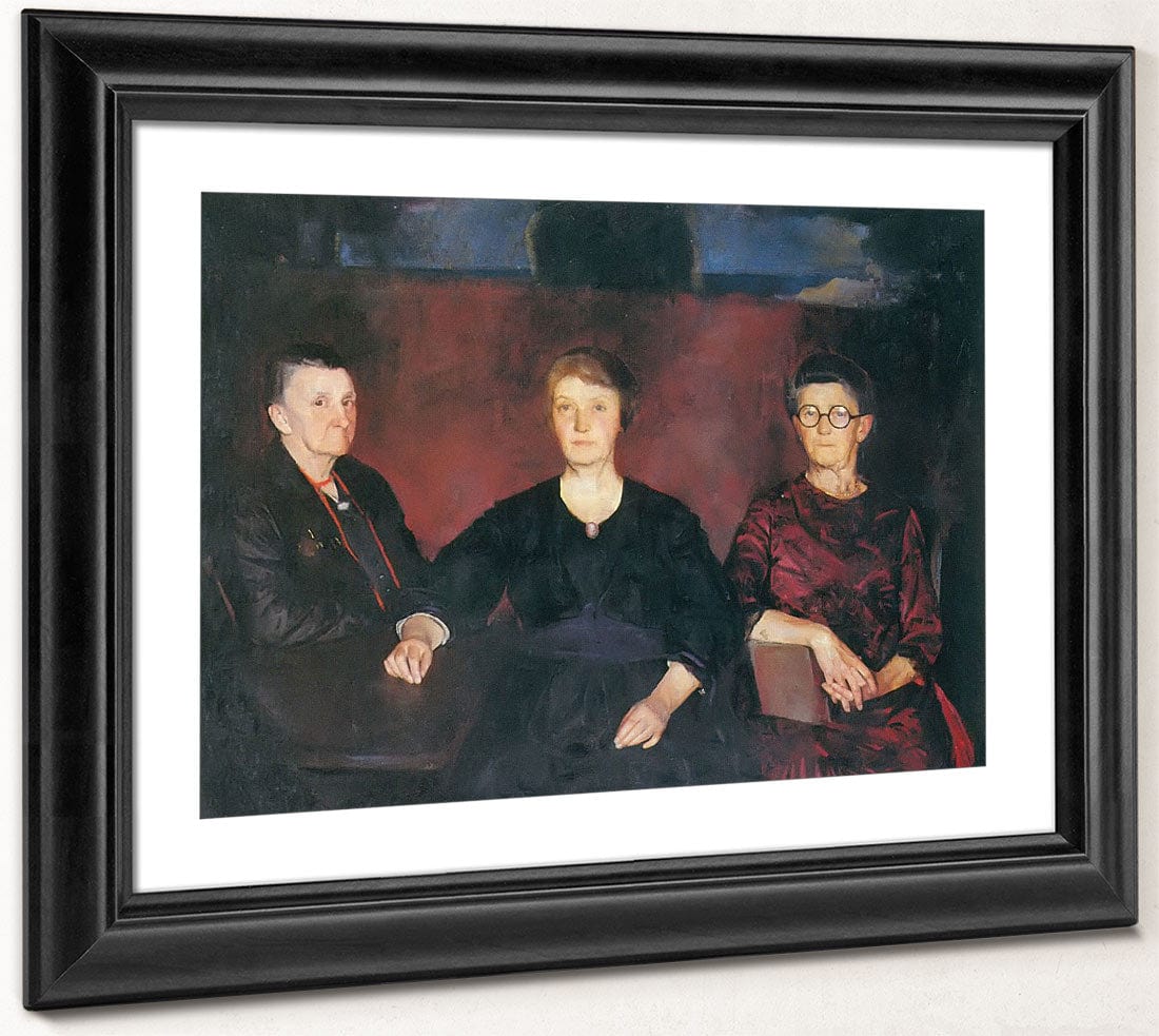 Three By Women By Of By Provincetown By Charles By Hawthorne Fine Art Print 2