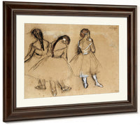Three Dancers By Edgar Degas Fine Art Print 2