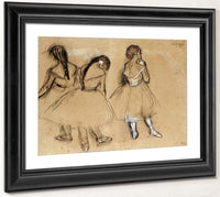 Three Dancers By Edgar Degas Fine Art Print 2