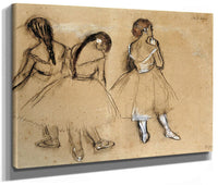 Three Dancers By Edgar Degas Fine Art Print 2