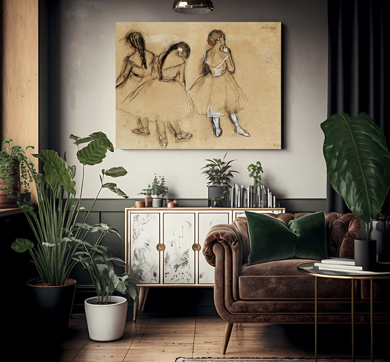Three Dancers By Edgar Degas Fine Art Print 2