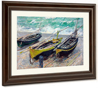 Three Fishing Boats By Claude Monet Fine Art Print 2