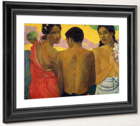 Three Tahitians 1 By Paul Gauguin Fine Art Print 2