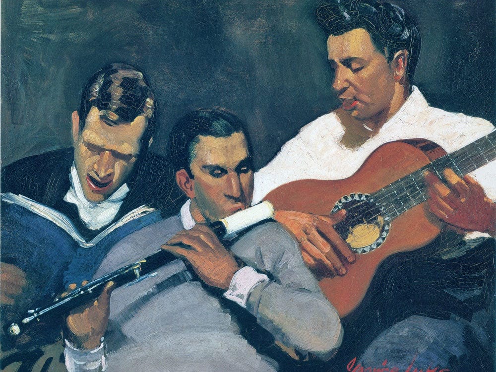 Three Top Sergeants 1925 By George Luks Fine Art Print 2