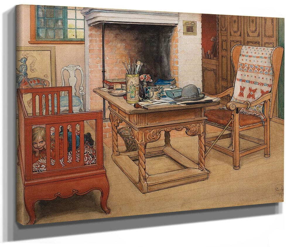 Titt Ut (Peek A Boo) By Carl Larsson Fine Art Print 2