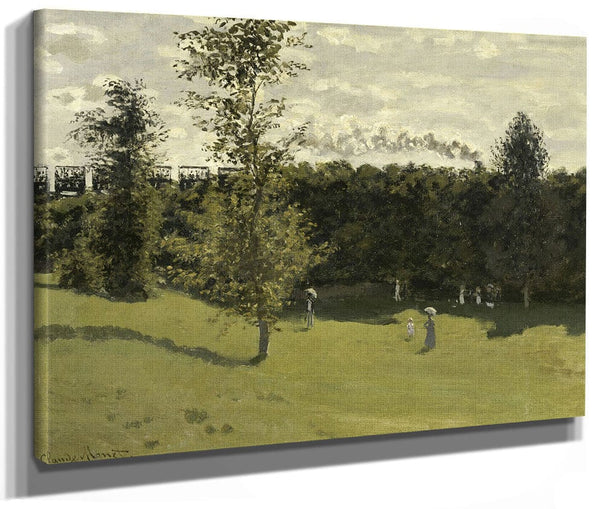 Train In The Countryside By Claude Monet Fine Art Print 2