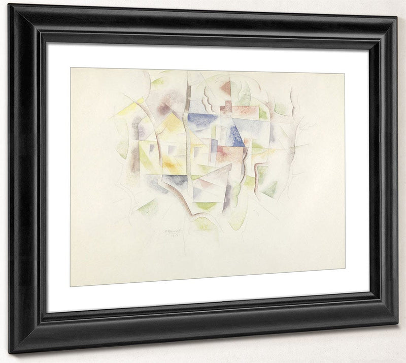 Trees And Barns (Bermuda), 1917 By Charles Demuth Fine Art Print 2