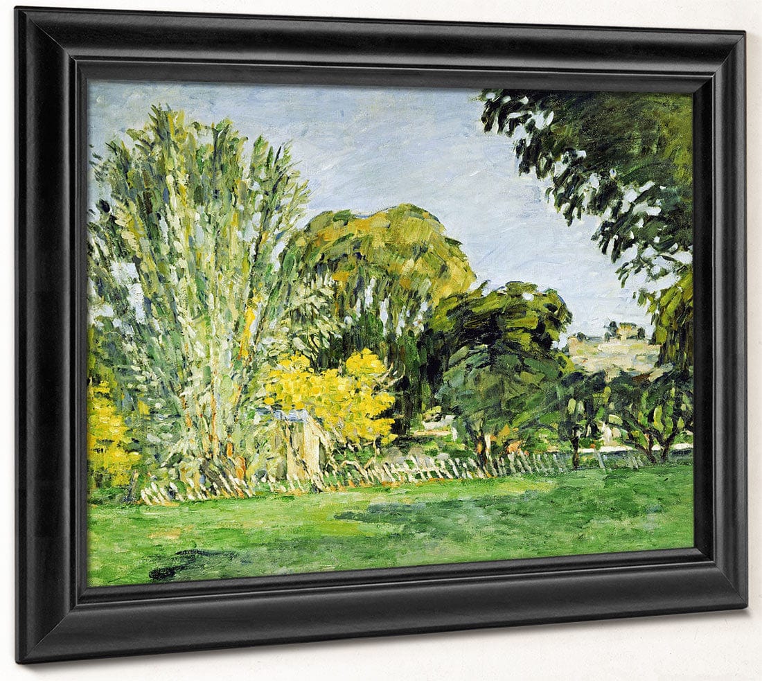 Trees At Jas De Bouffan By Paul Cezanne Fine Art Print 2