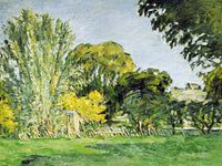 Trees At Jas De Bouffan By Paul Cezanne Fine Art Print 2