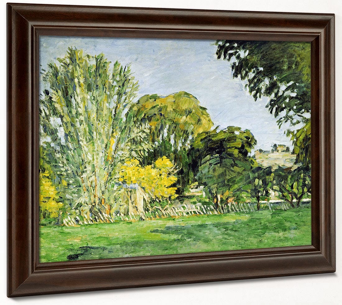 Trees At Jas De Bouffan By Paul Cezanne Fine Art Print 2