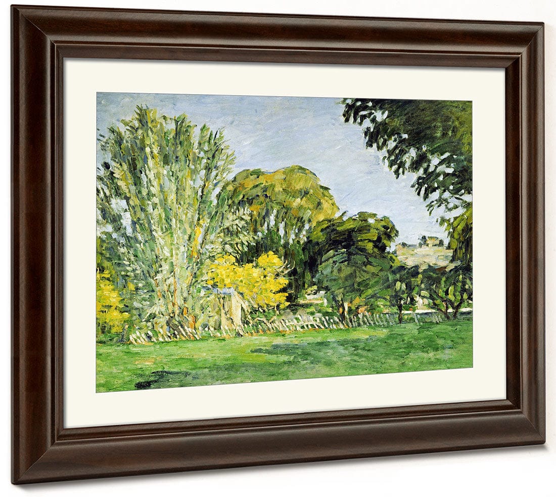 Trees At Jas De Bouffan By Paul Cezanne Fine Art Print 2