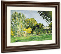 Trees At Jas De Bouffan By Paul Cezanne Fine Art Print 2