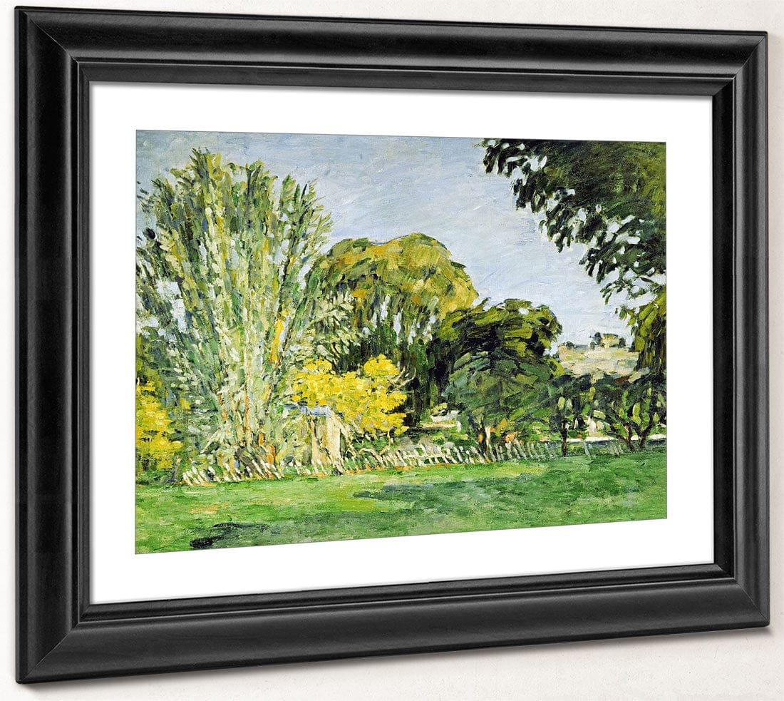 Trees At Jas De Bouffan By Paul Cezanne Fine Art Print 2
