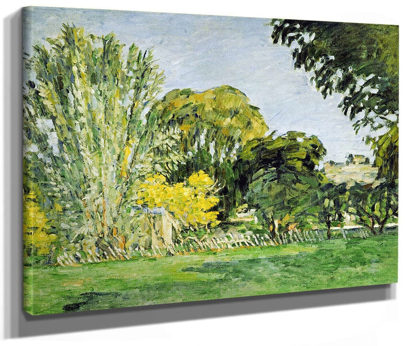 Trees At Jas De Bouffan By Paul Cezanne Fine Art Print 2