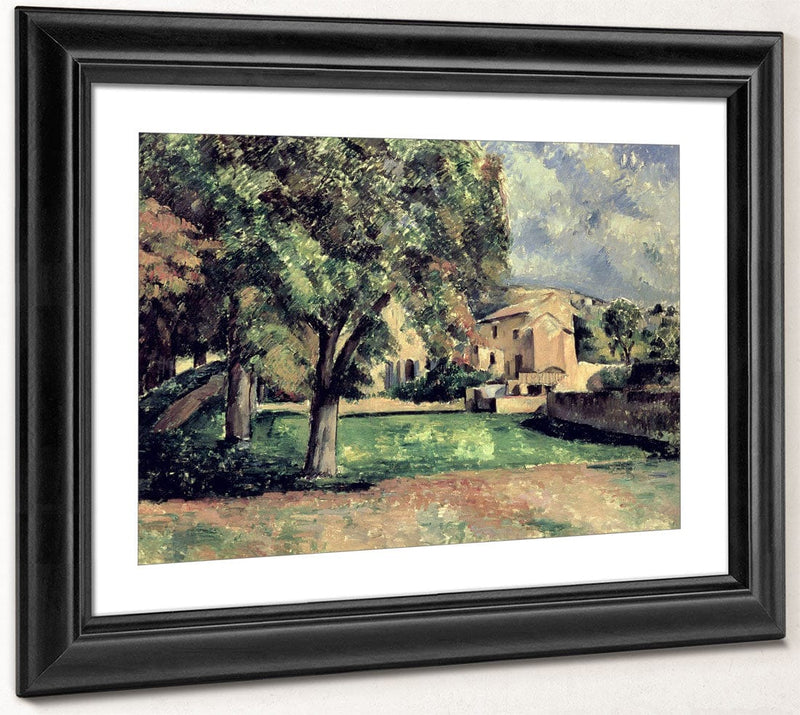 Trees In A Park, Jas De Bouffan By Paul Cezanne Fine Art Print 2