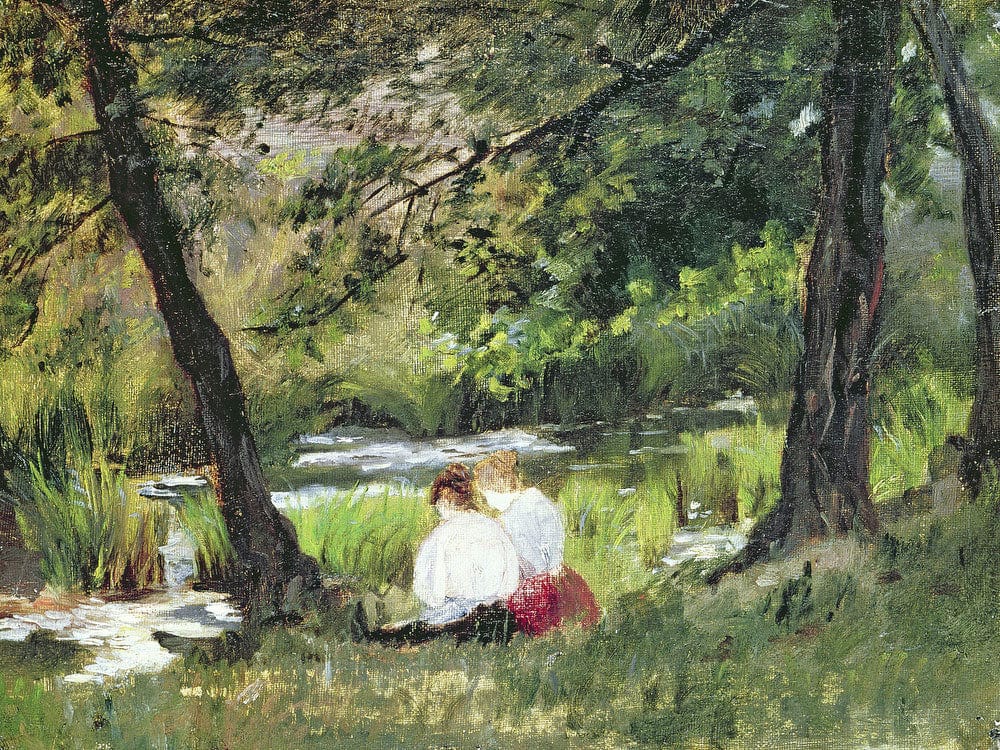 Two Seated Women By Mary Cassatt Fine Art Print 2